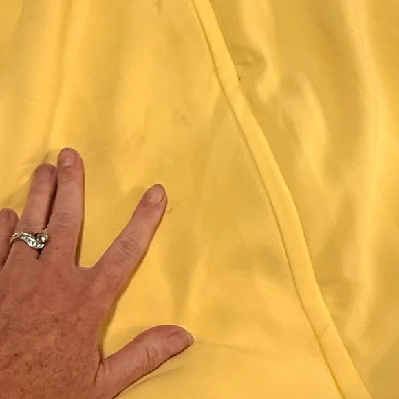 Tory Burch Yellow Dress with beaded neckline. Size 8. - Picture 6 of 6